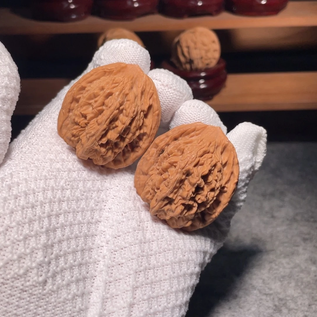 核桃把件39全品麦穗虎头