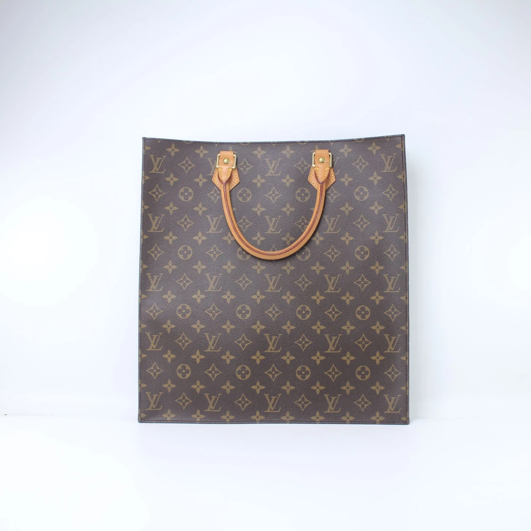 90新 LouisVuitton/路易威登 MI0072经典老花大号琴谱手提包