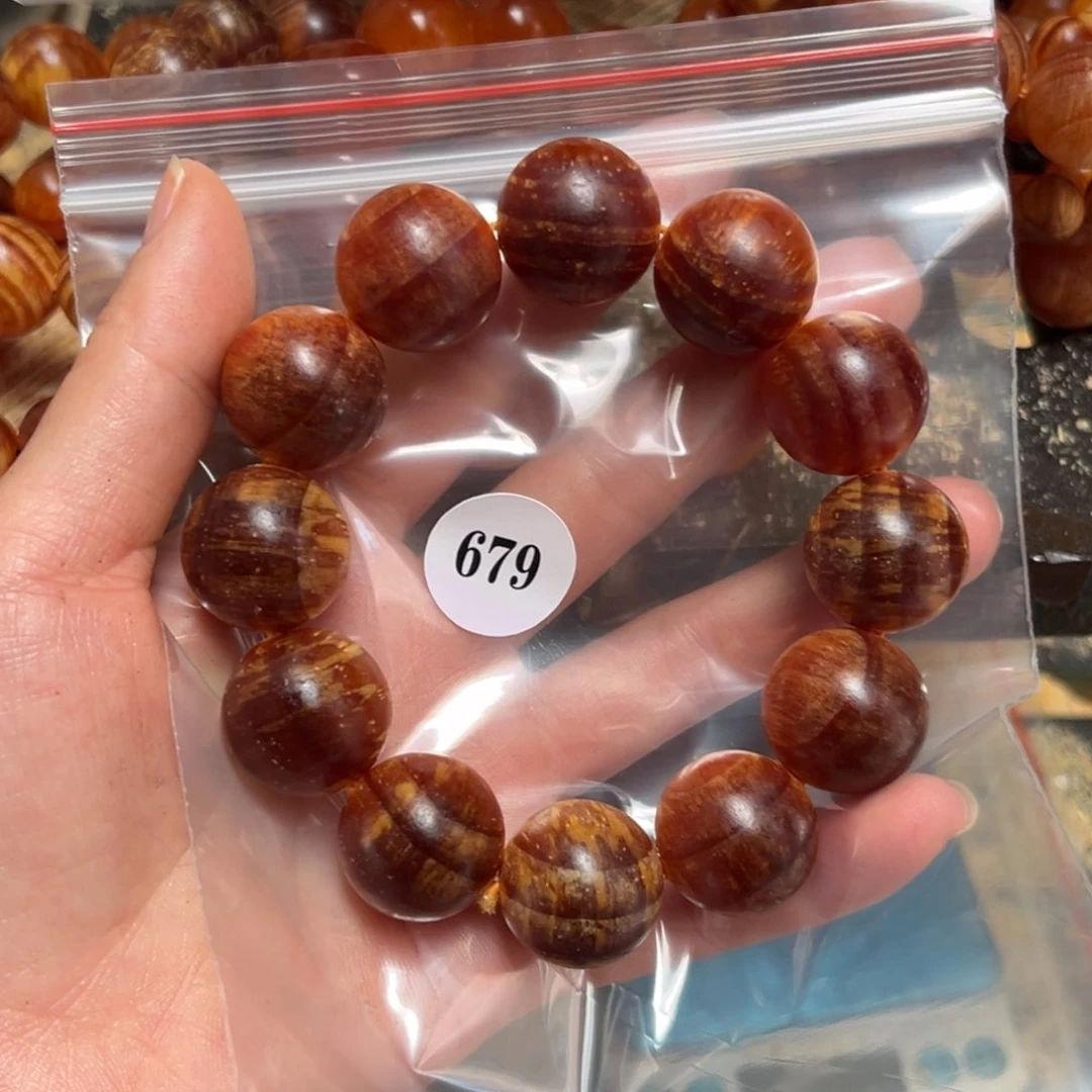 松木（琥珀木）手串/手链木****3679号树根2.0