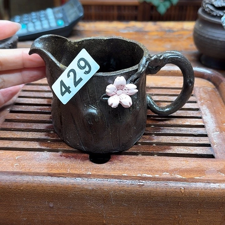 纯手工制作粗陶茶具