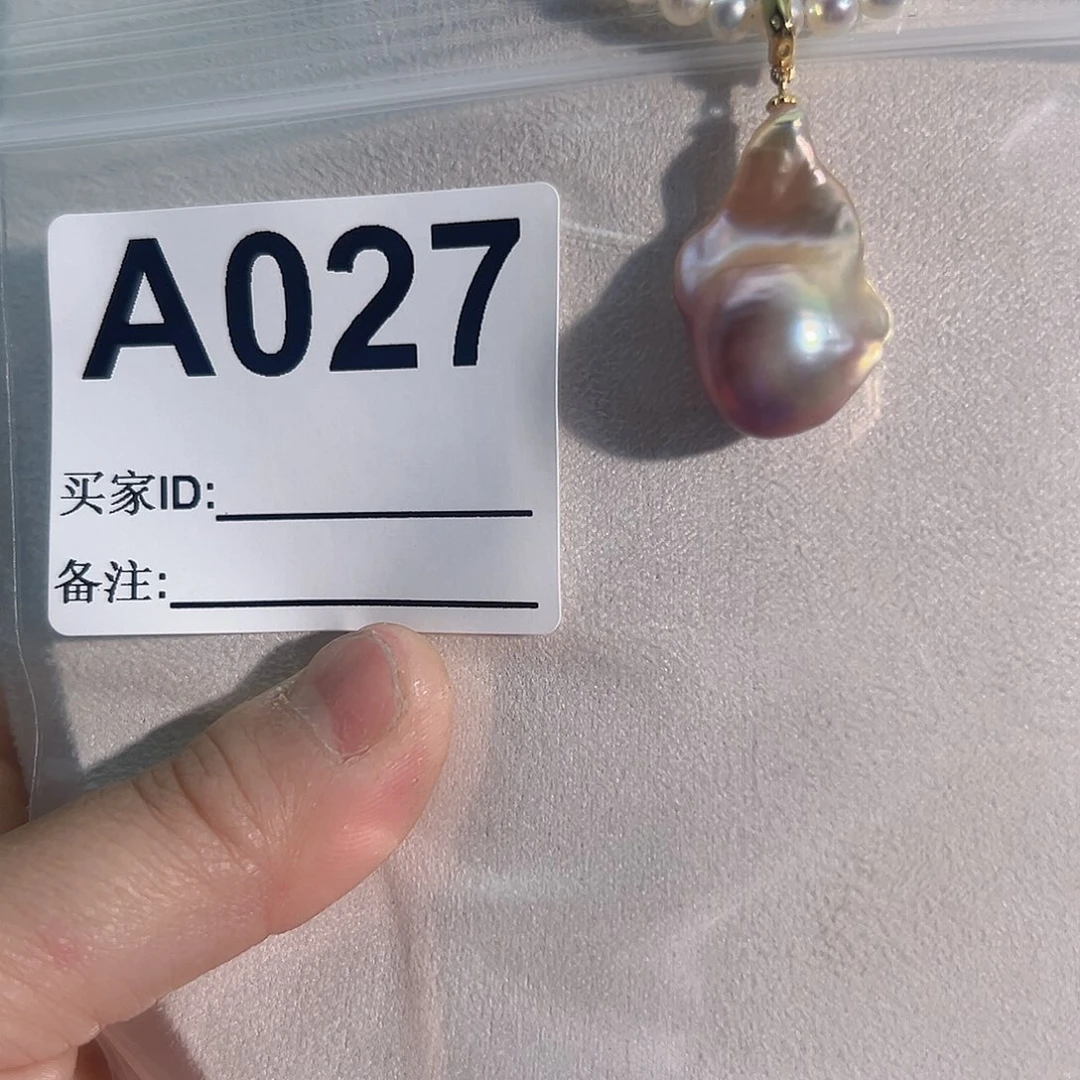 淡水珍珠颈饰银S925镶嵌