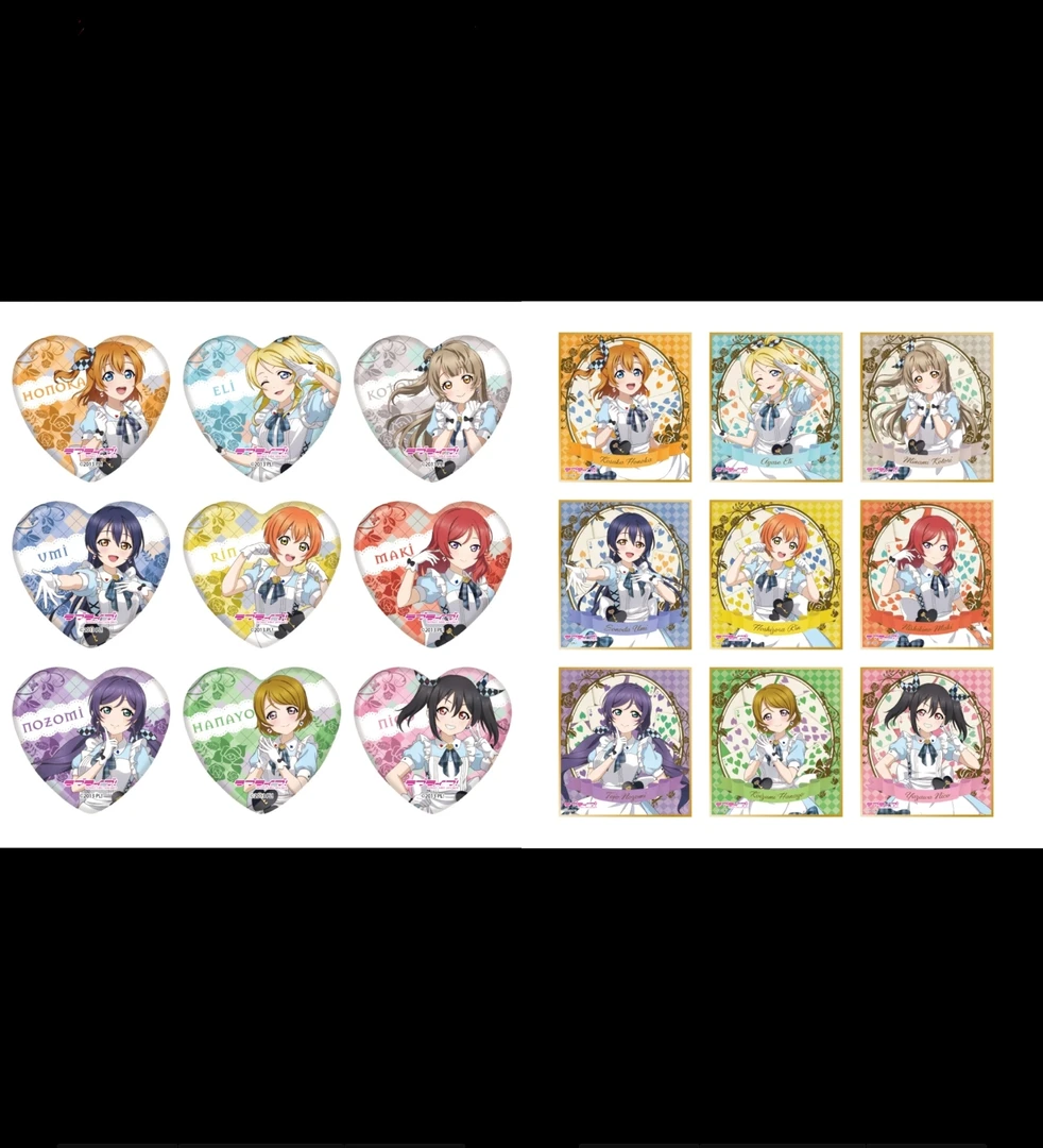 日谷 lovelive 缪斯gigo限定联名 吧唧色纸