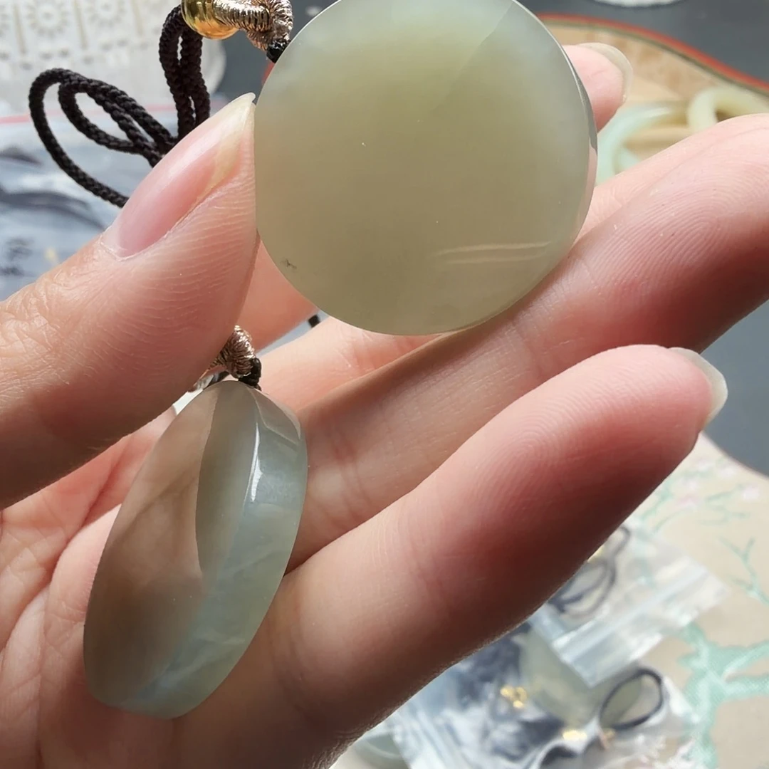 和田玉未镶嵌颈饰24