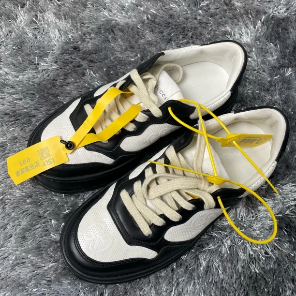 99新 GUCCI/古驰 舒适休闲时尚板鞋37/4151