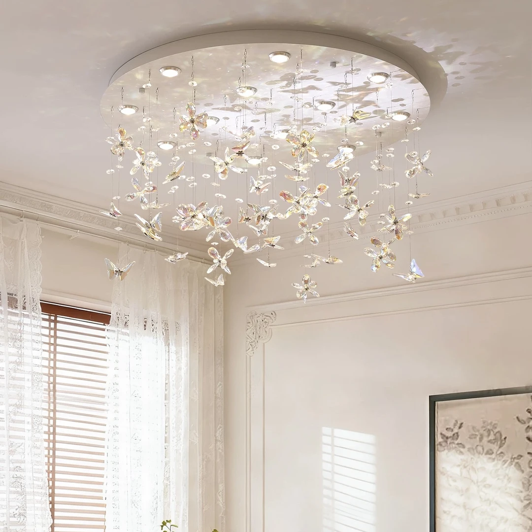 法式轻奢客厅主灯高级感大气主卧室吸顶灯简约个性家用餐厅吊灯