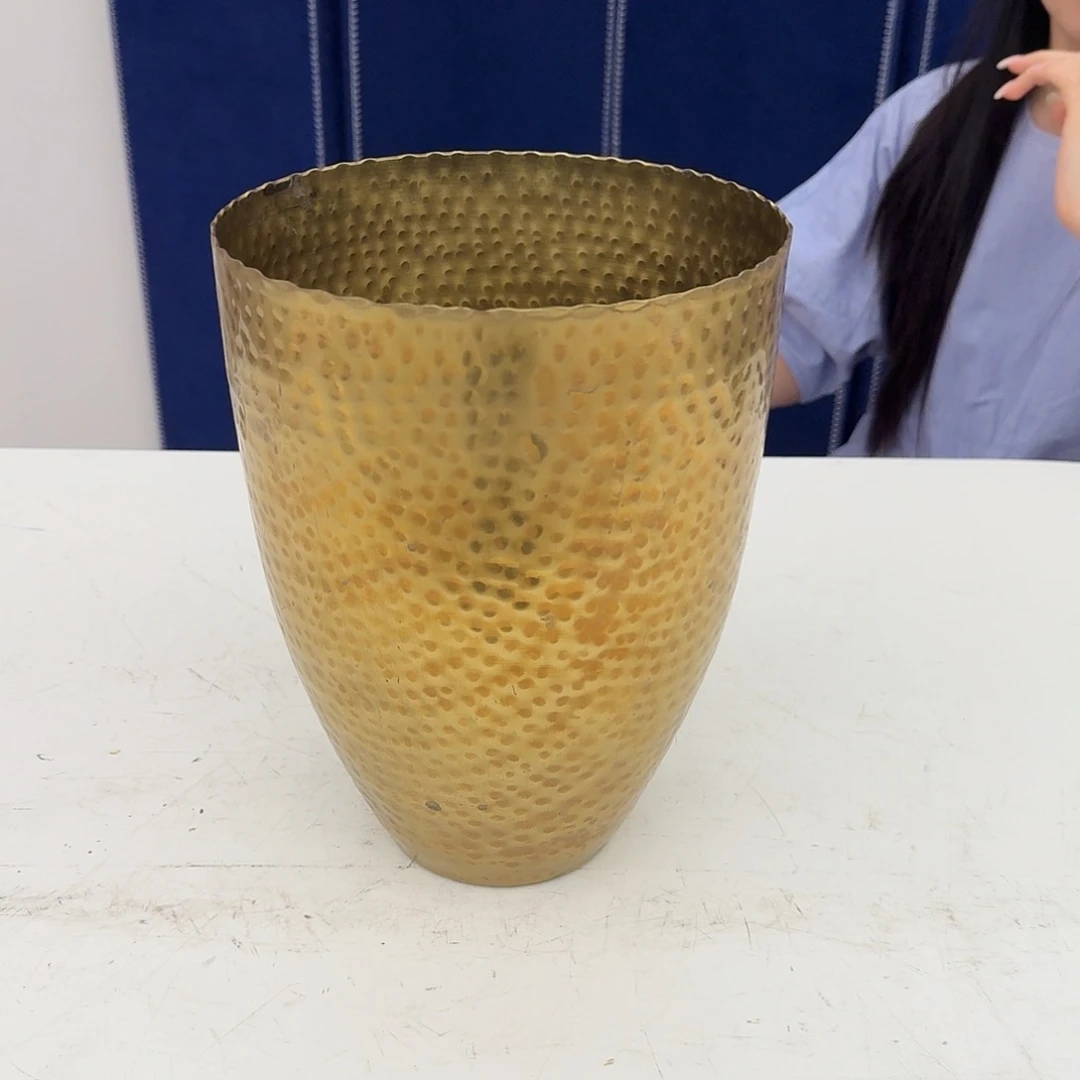 木默认微瑕 黄铜花瓶