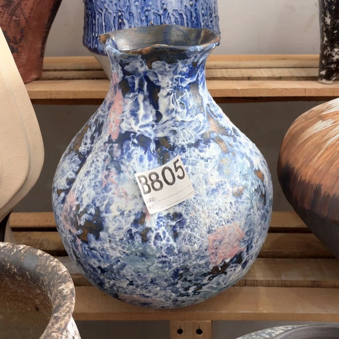 瓶妞**麻陶瓷瓶口径高度左右