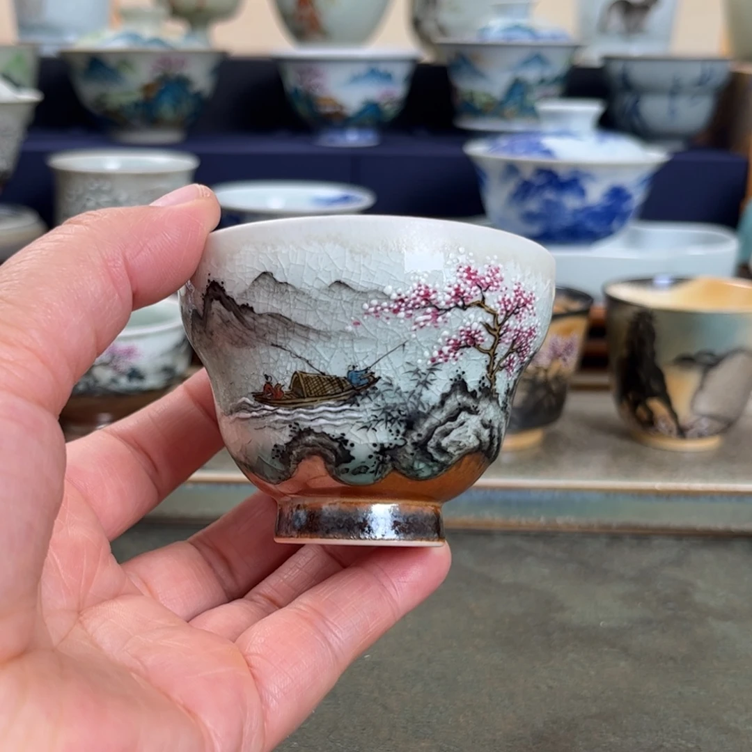 杯子瓷我们观山观水观自在