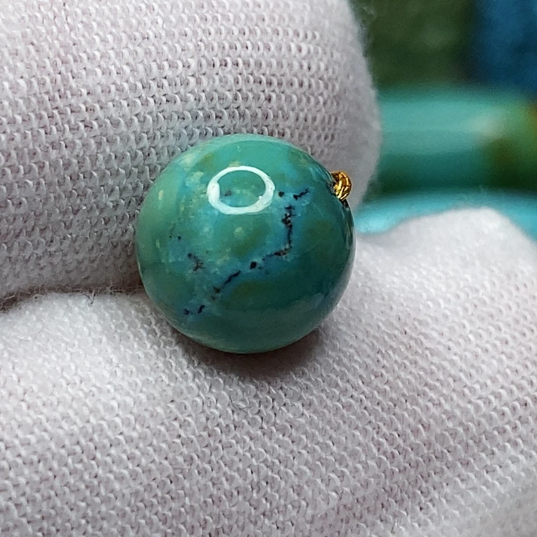 绿松石未镶嵌天然原矿 带武汉地大证书