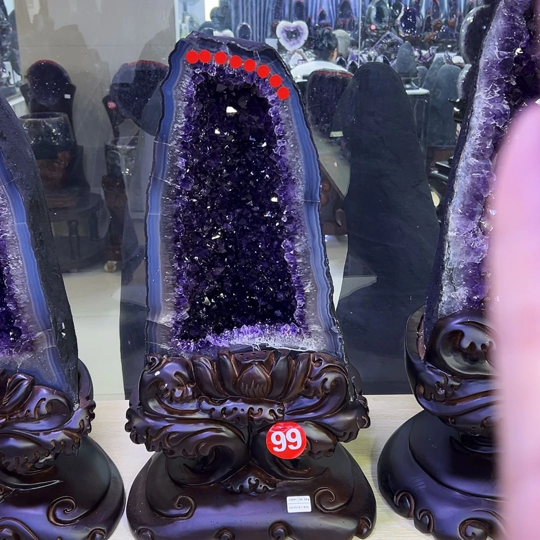 大型摆件（非配饰）紫晶未镶嵌