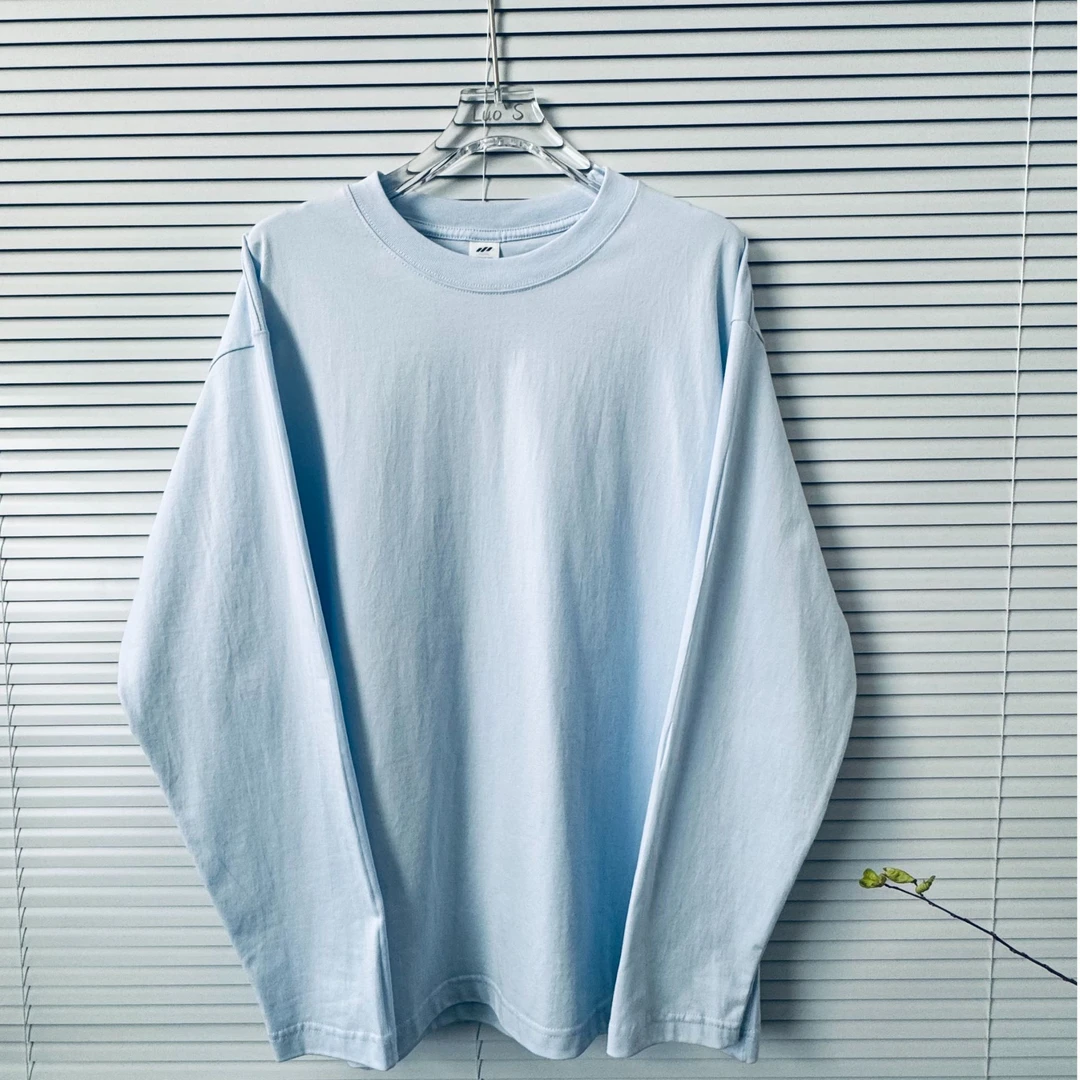 Luo'S【回馈必入】长袖T恤衫25春款230g纯棉