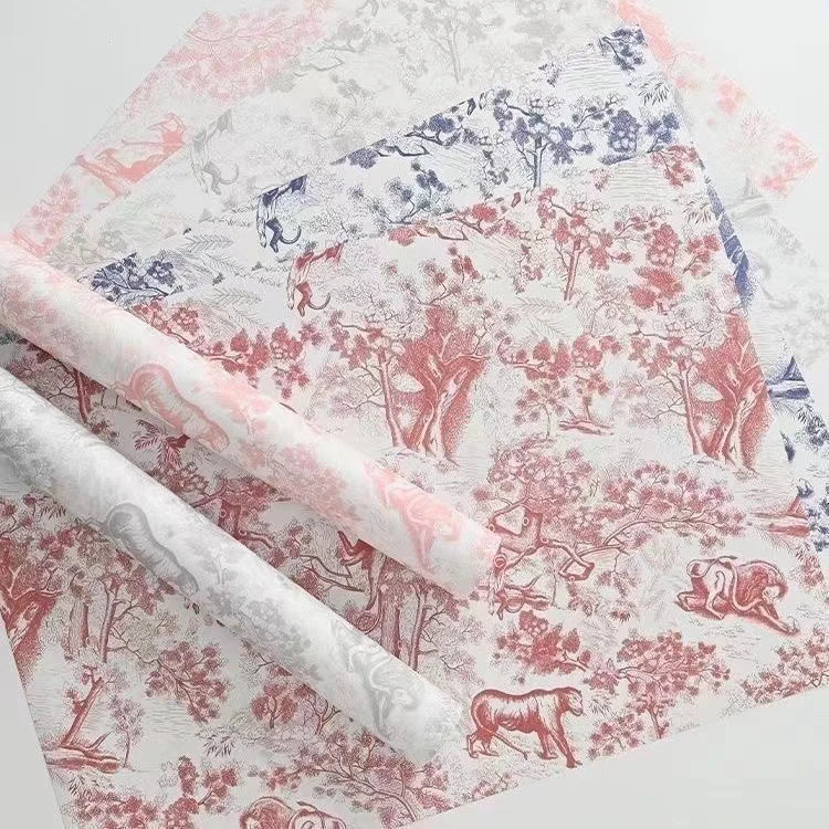 新款网红复古欧式艺术纸午后伯爵红茶印花纸塑料防水