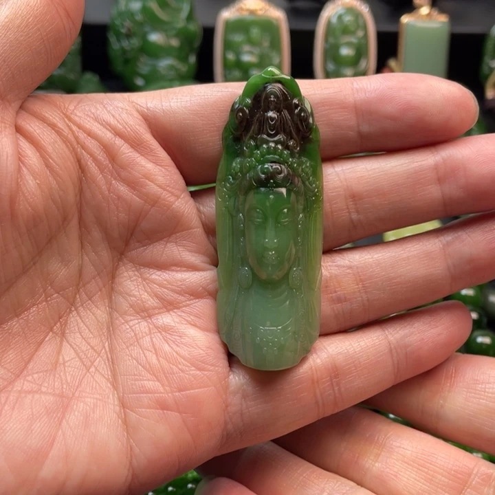 和田玉（碧玉）未镶嵌颈饰