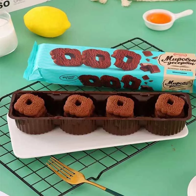 奥莱纳牌巧克力口味曲奇饼干170*2包