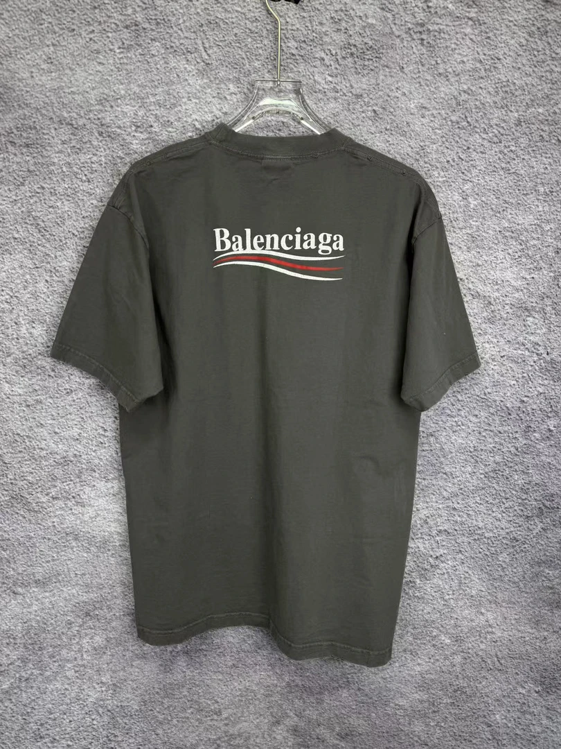未使用 Balenciaga/巴黎世家 破坏印花可乐/XS码/R0176