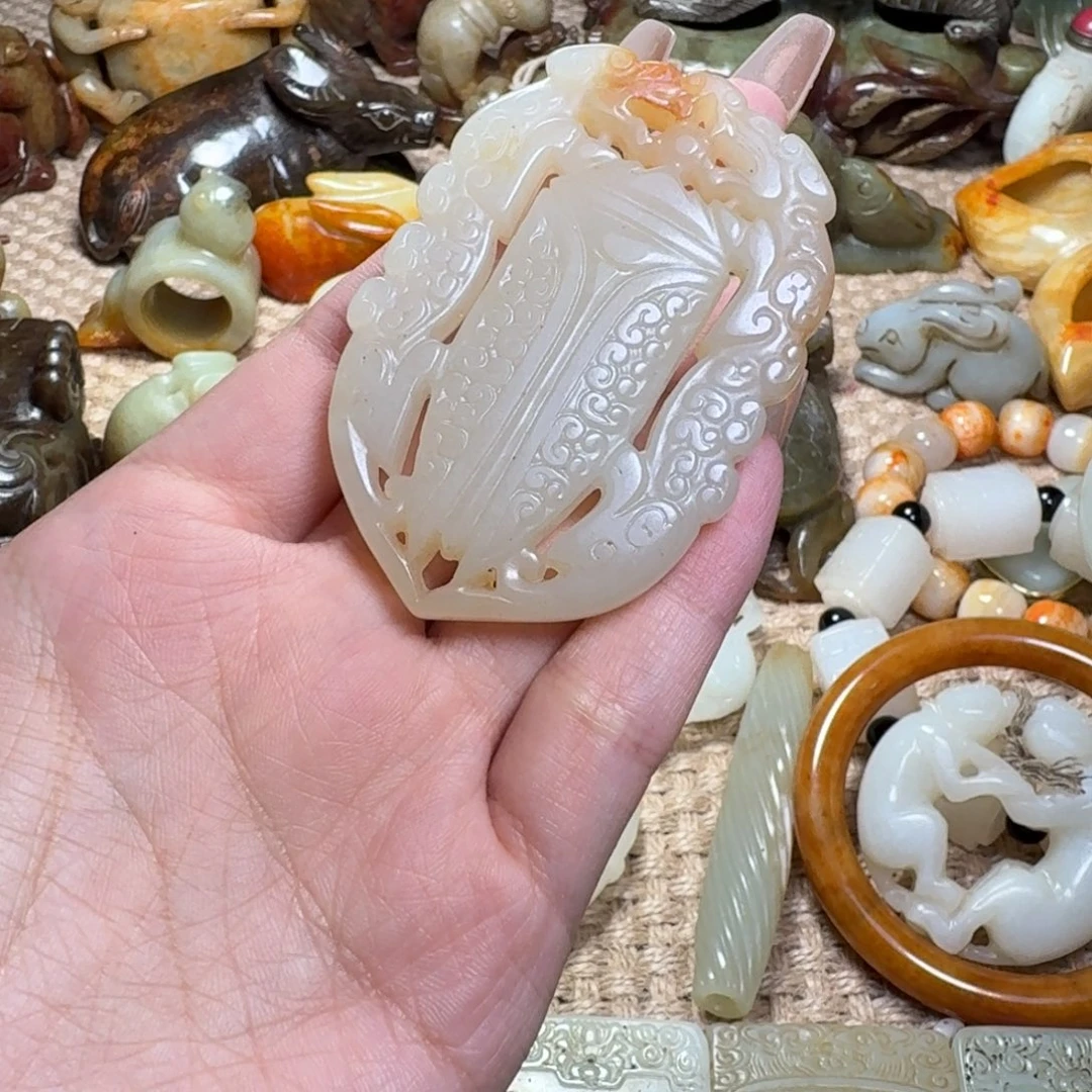 吊坠白玉菩提挂件