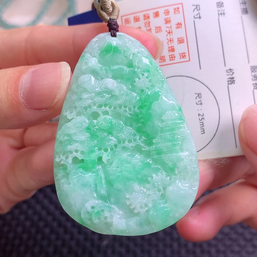 颈饰未镶嵌翡翠翡翠
