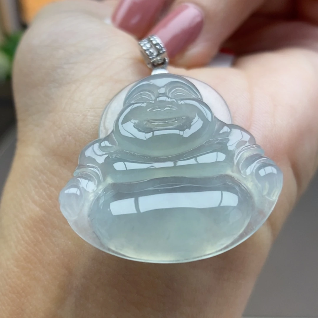 翡翠银S925镶嵌颈饰吊坠29