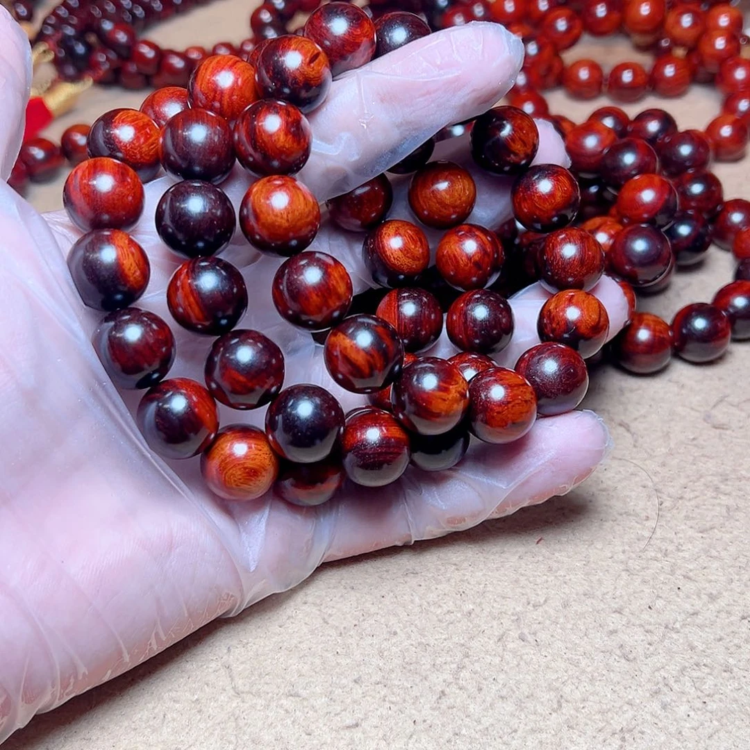 手串/手链小叶紫檀1.5琴料火焰纹鳞底金星毕业款