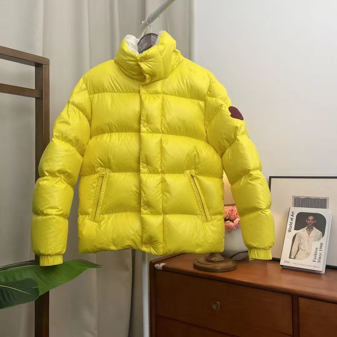 未使用 MONCLER 青奢荟/1码/Dervox系列蒙口羽绒服黄色/////91368