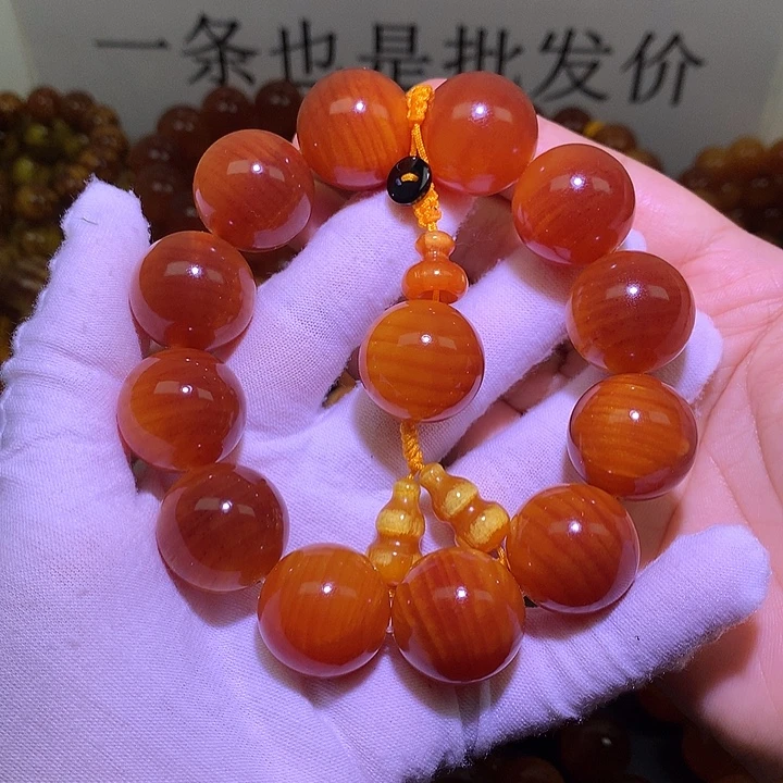 松木（琥珀木）手串/手链2.1 包浆高货