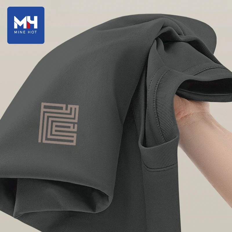 唐狮集团MH夏季纯棉短袖男体恤衫透气男款宽松运动男士百搭t恤Z