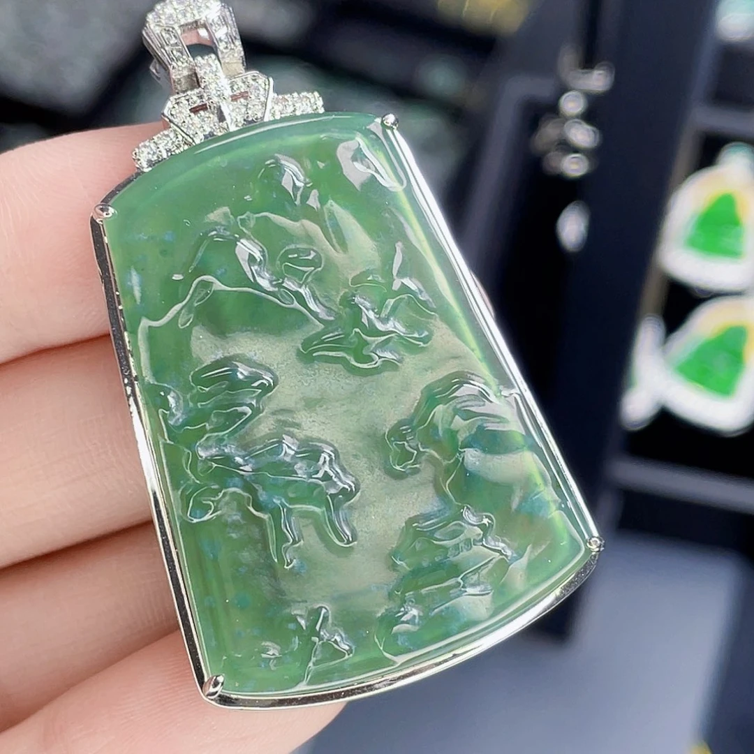 翡翠吊坠(不含链)未镶嵌