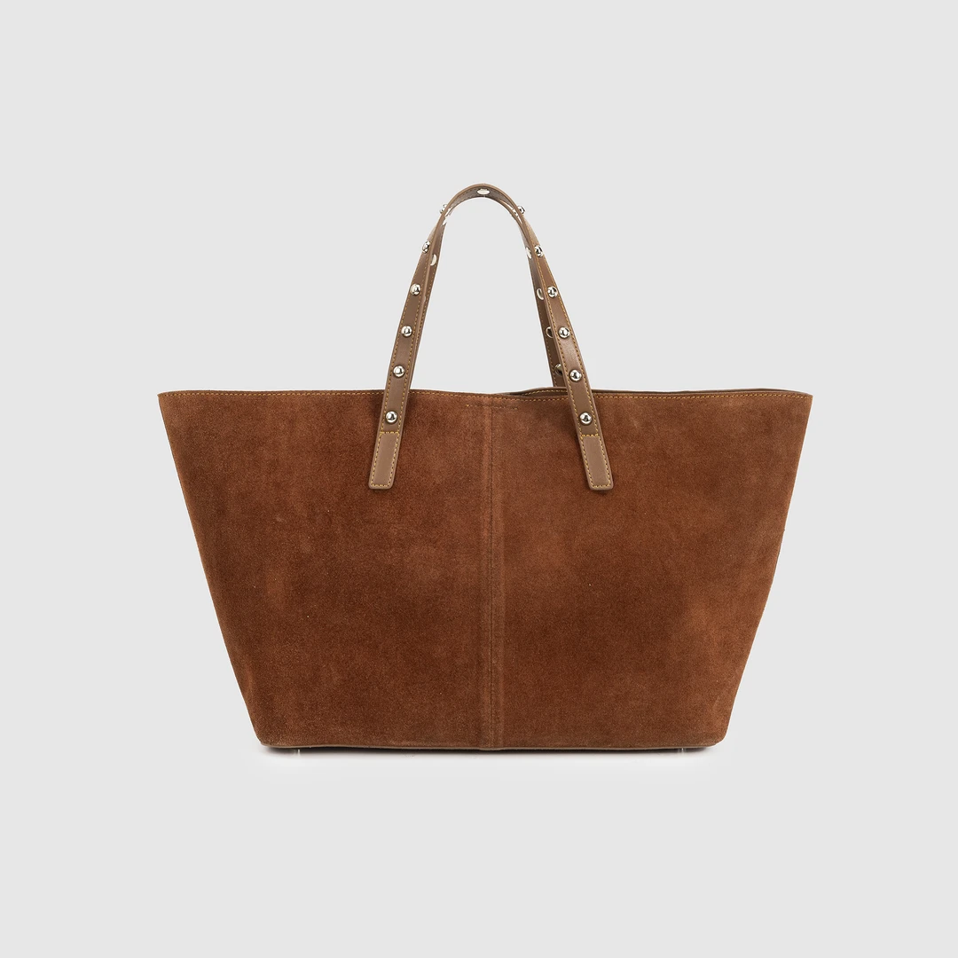 Discover  Revive秋冬时尚百搭气质大容量中包托特包包E194-棕色