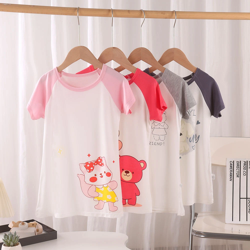 【清凉一夏-糖果色套装】儿童夏季爆款莫代尔套装宝宝睡裙家居服