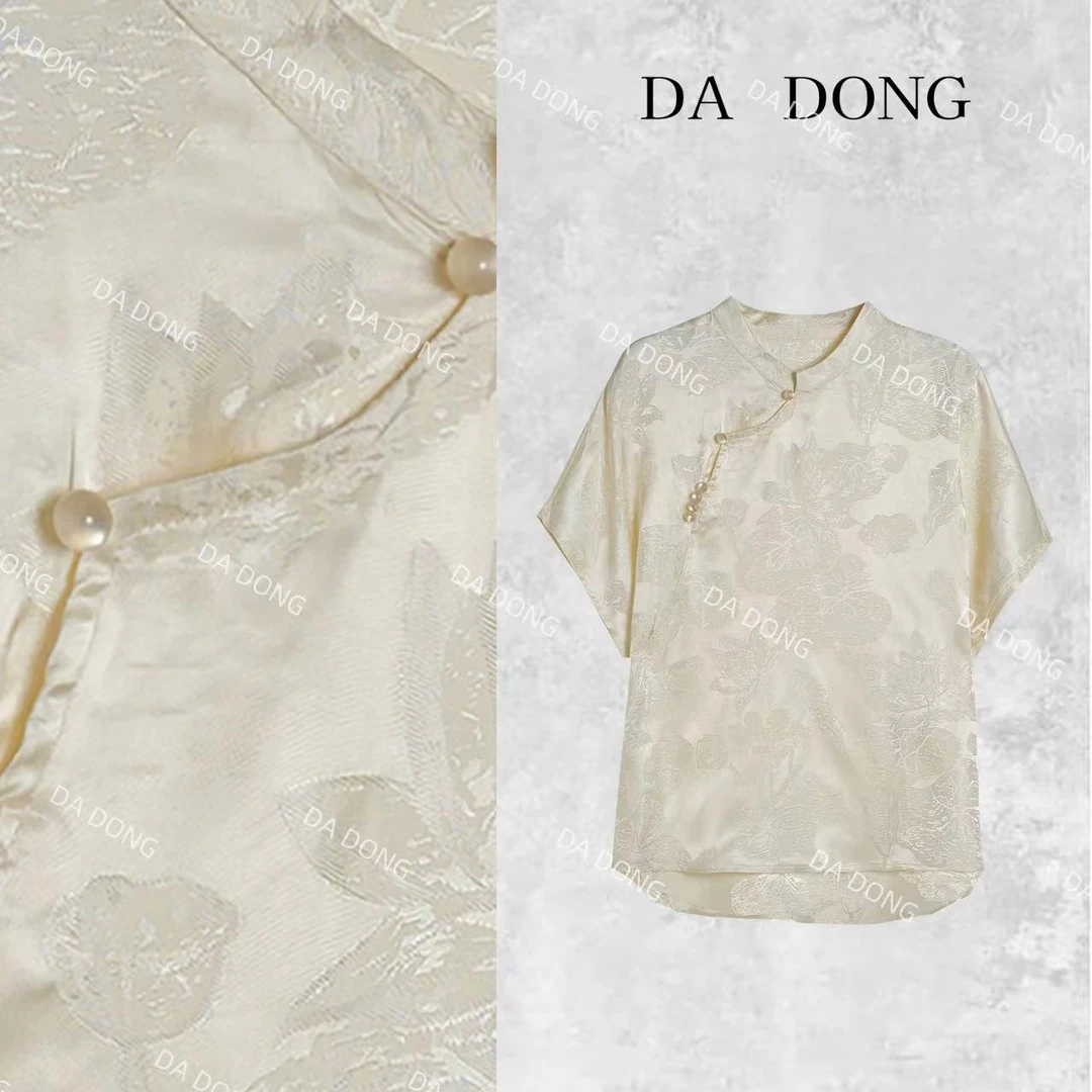 书香名门--新中式国风气质时尚百搭夏季复古小众设计轻奢休闲衬衫