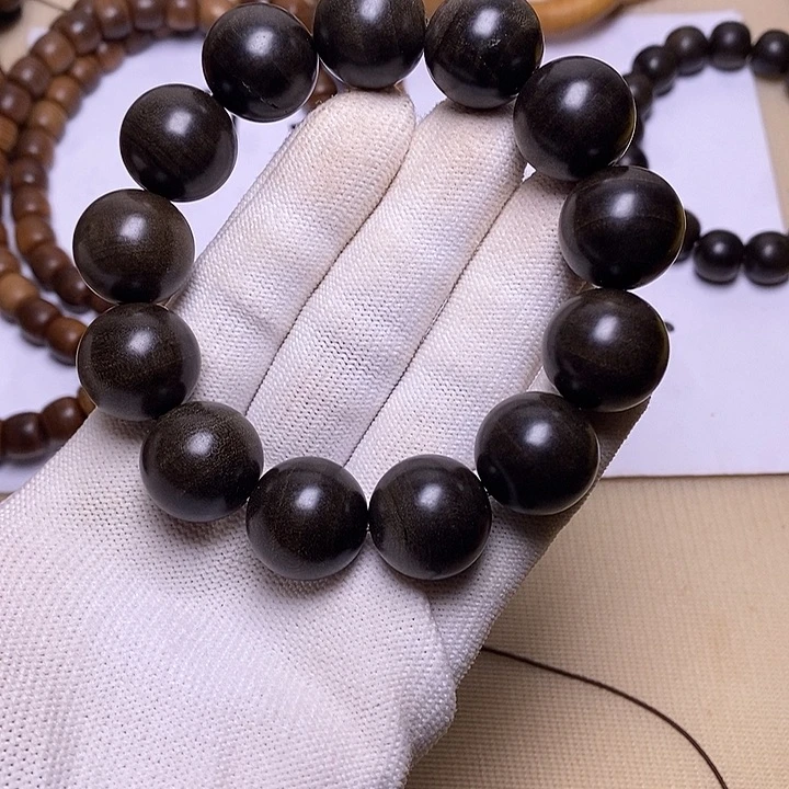 手串/手链檀香木老山檀香阴沉横纹1.8圆珠微瑕疵