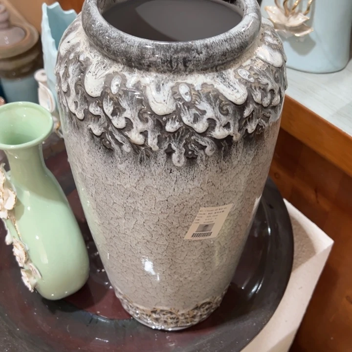 陶瓷花瓶摆件外贸出口微瑕捡漏