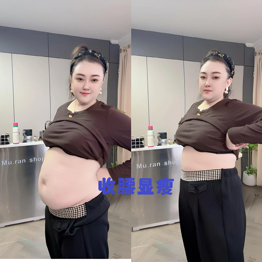 不加绒千鸟格宽松舒适百搭显瘦高腰松紧腰不加绒哈伦裤