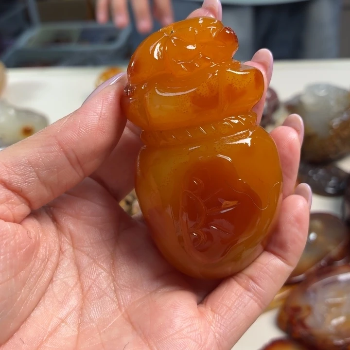 玛瑙/玉髓未镶嵌吊坠(不含链)