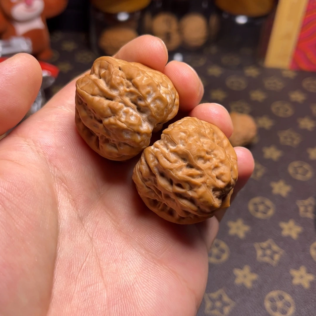 把件文玩核桃37蛤蟆头