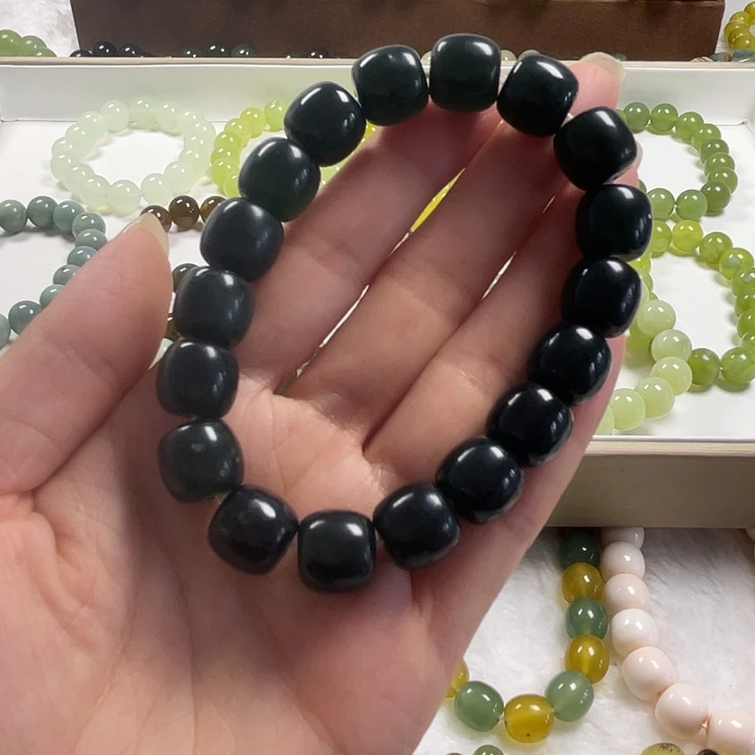 蛇纹石玉未镶嵌手串