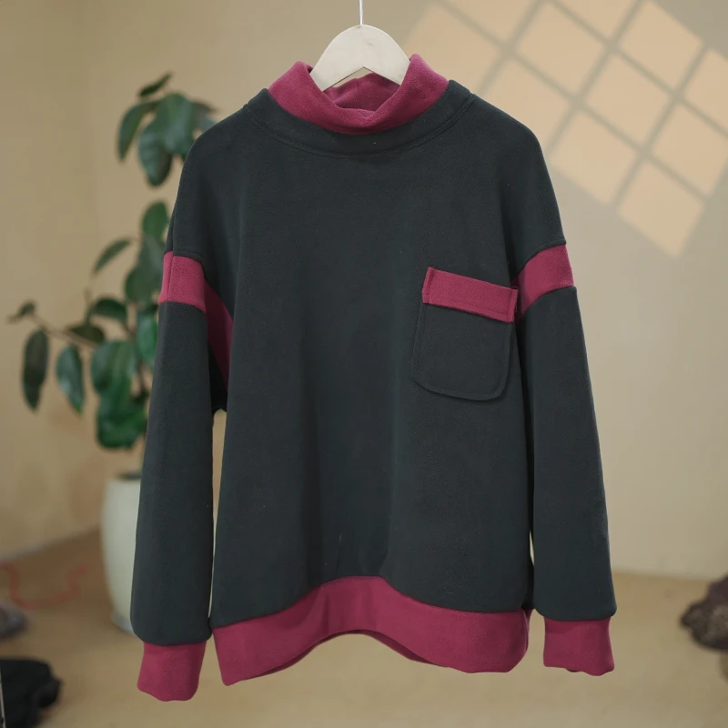 8936时尚气质口袋卫衣