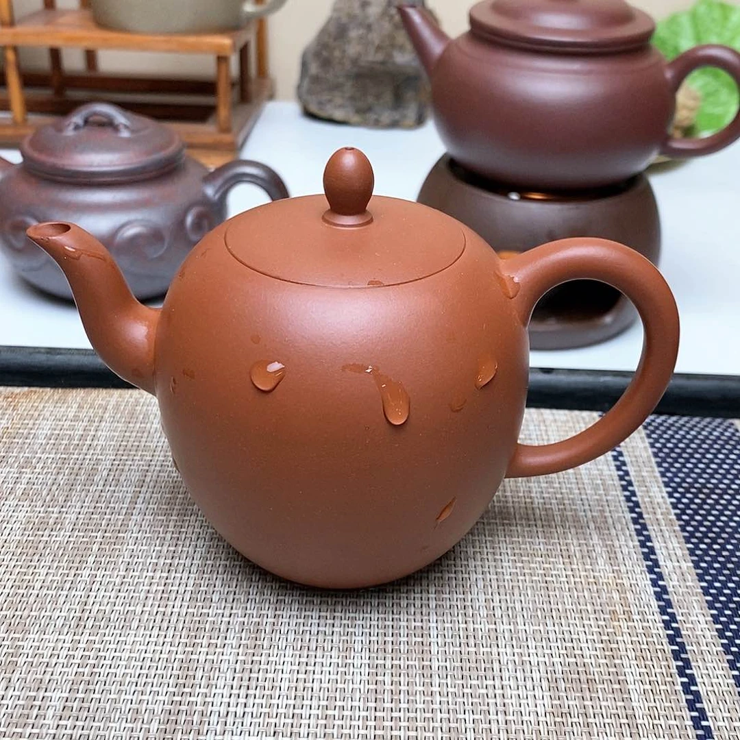 紫砂茶壶190毫升零添加高温麻子段泥