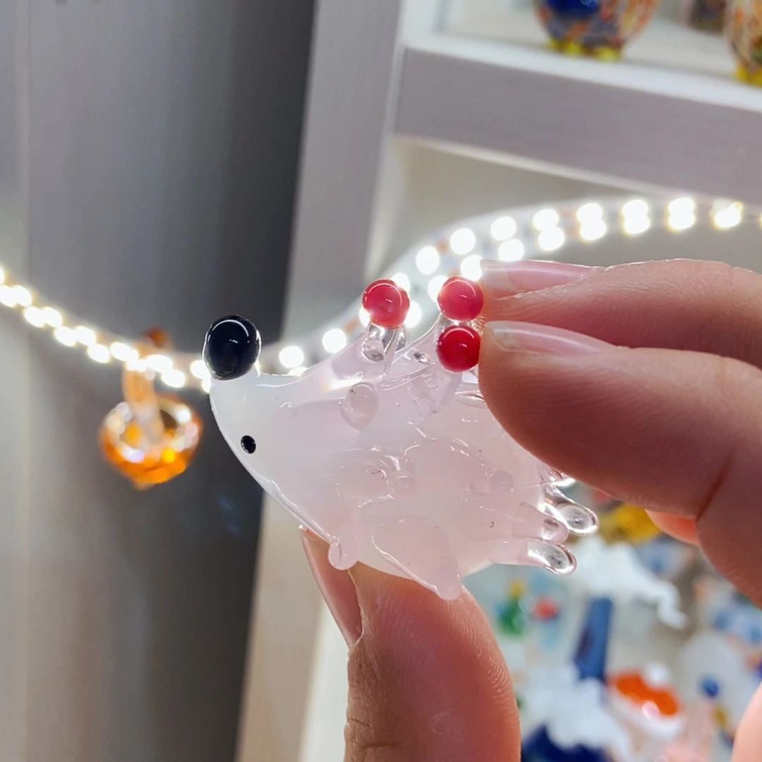 手工艺品琉璃刺猬