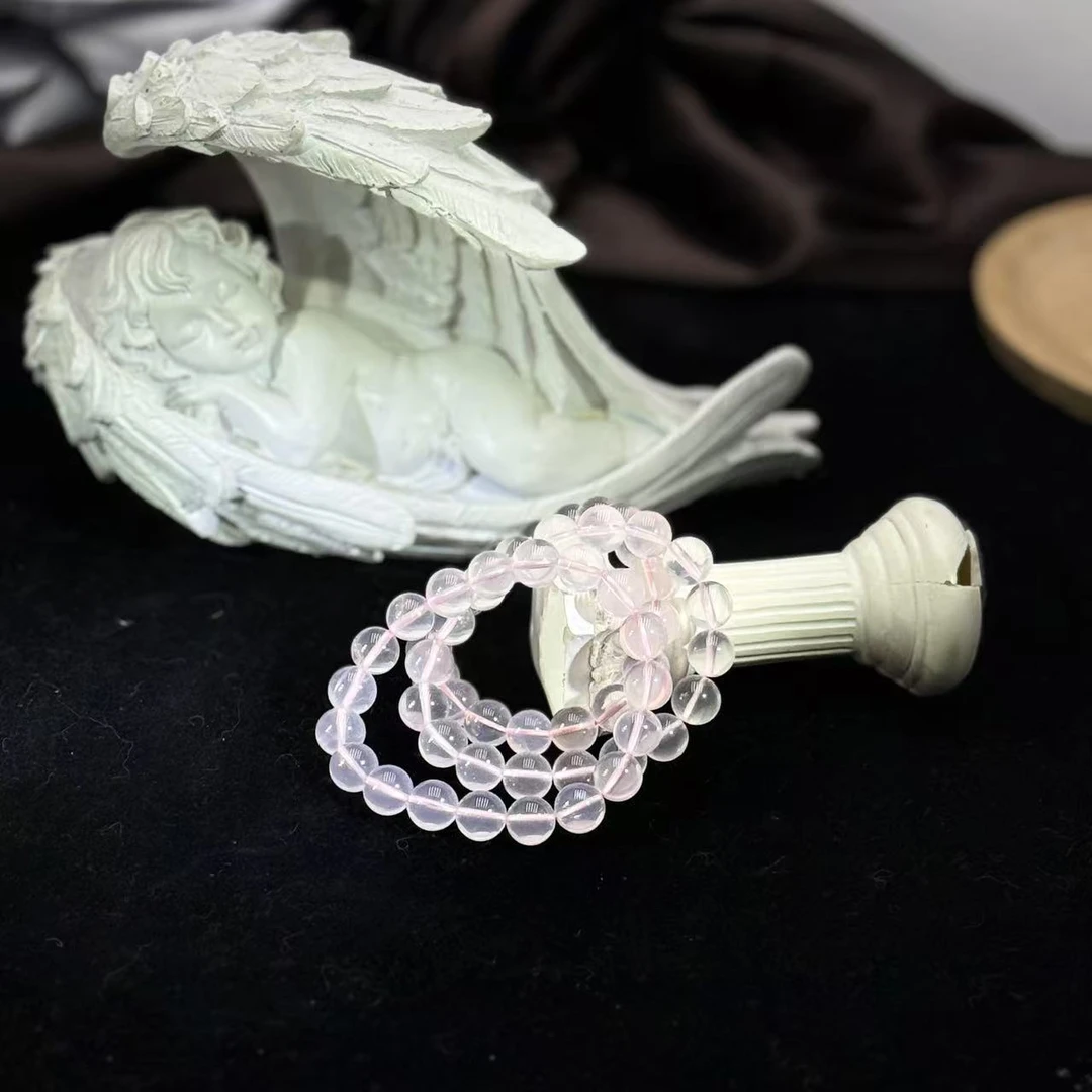 11+星光粉水晶手链  (多样性发其一)   N012002