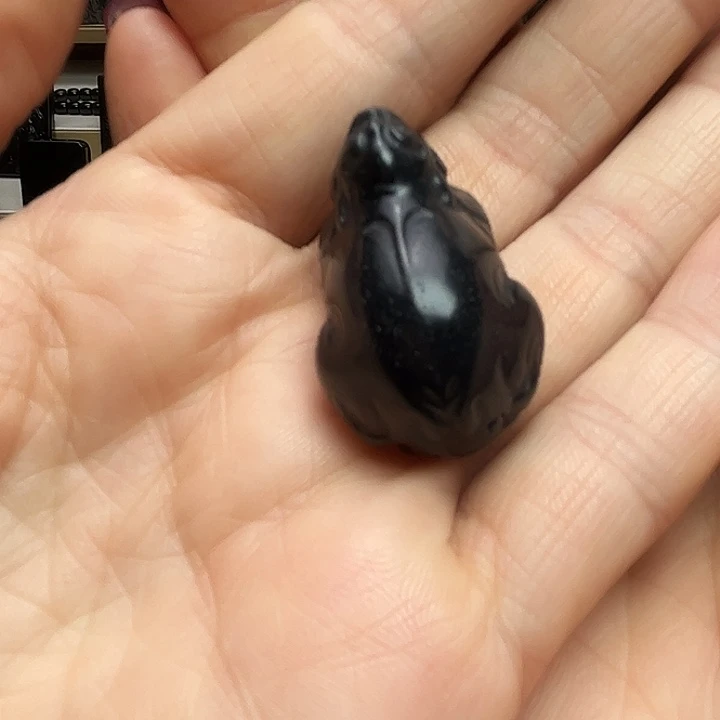 和田玉（墨玉）未镶嵌手链貔貅