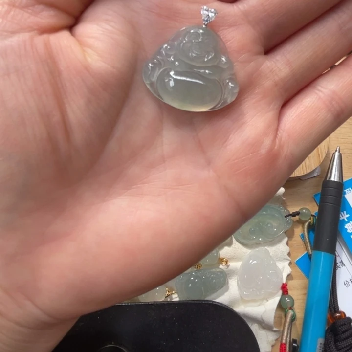 翡翠未镶嵌吊坠(不含链)翡翠