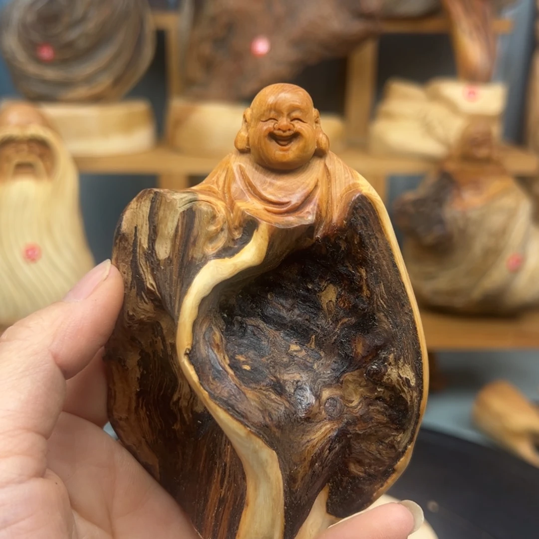 木金*崖柏木摆件手把件
