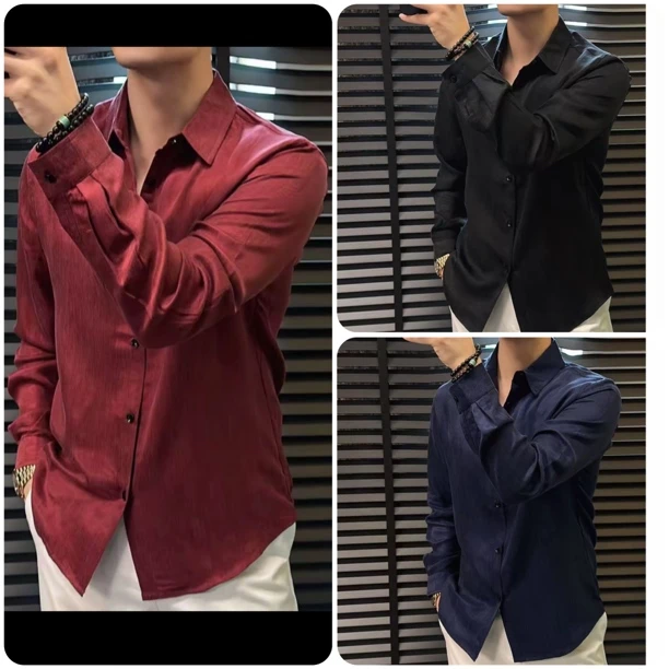 【清澈男装轻奢出品】LS8156/QINGCHE2025/高端欧货亚麻衬衫