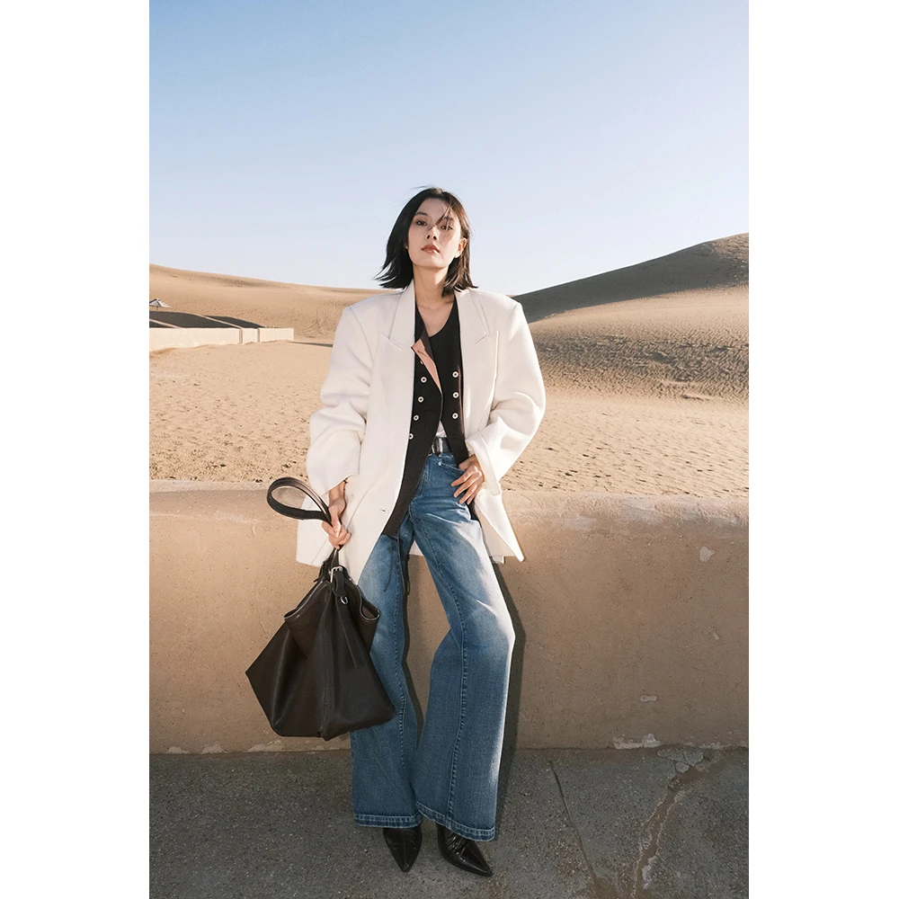 JCCC影子【琥珀/夕照沙洲】红咖色复古高级感老钱马甲上衣JE4FMH10