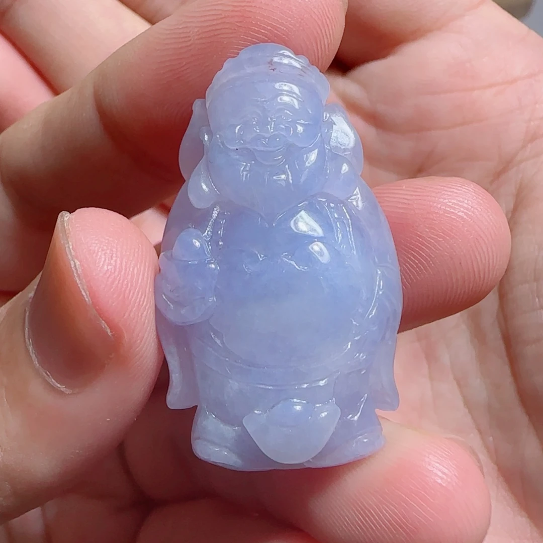 翡翠未镶嵌颈饰财爷