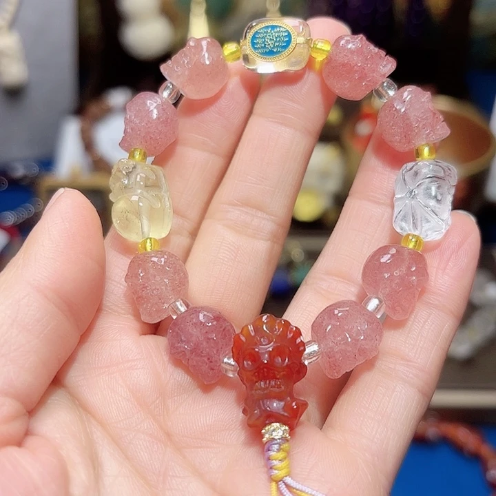 吊坠白玉菩提手串