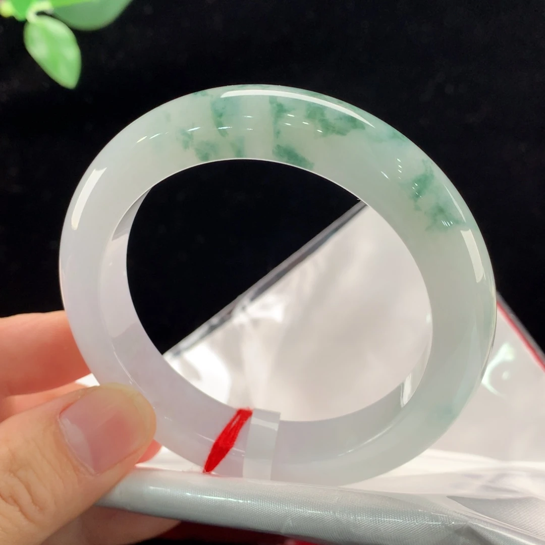 翡翠未镶嵌手镯0034