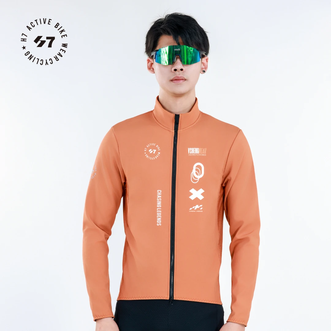 H7「24款清仓-男女款」复合防风薄绒轻量化骑行风衣挡风层