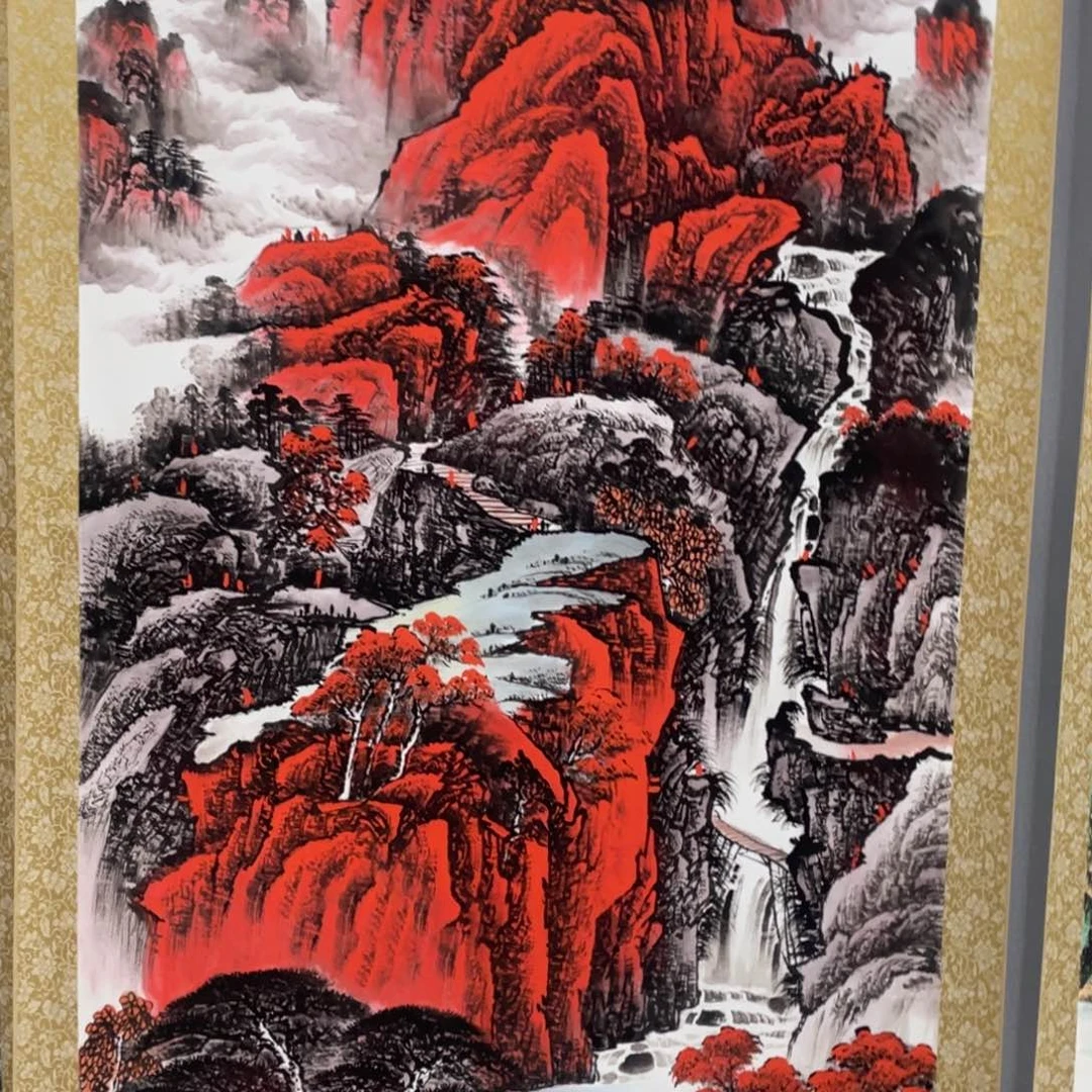 国画老师手笔手绘作品y